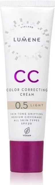 Fondatinë Lumene CC Color Correcting Cream SPF20 7-in-1 Light 30ml