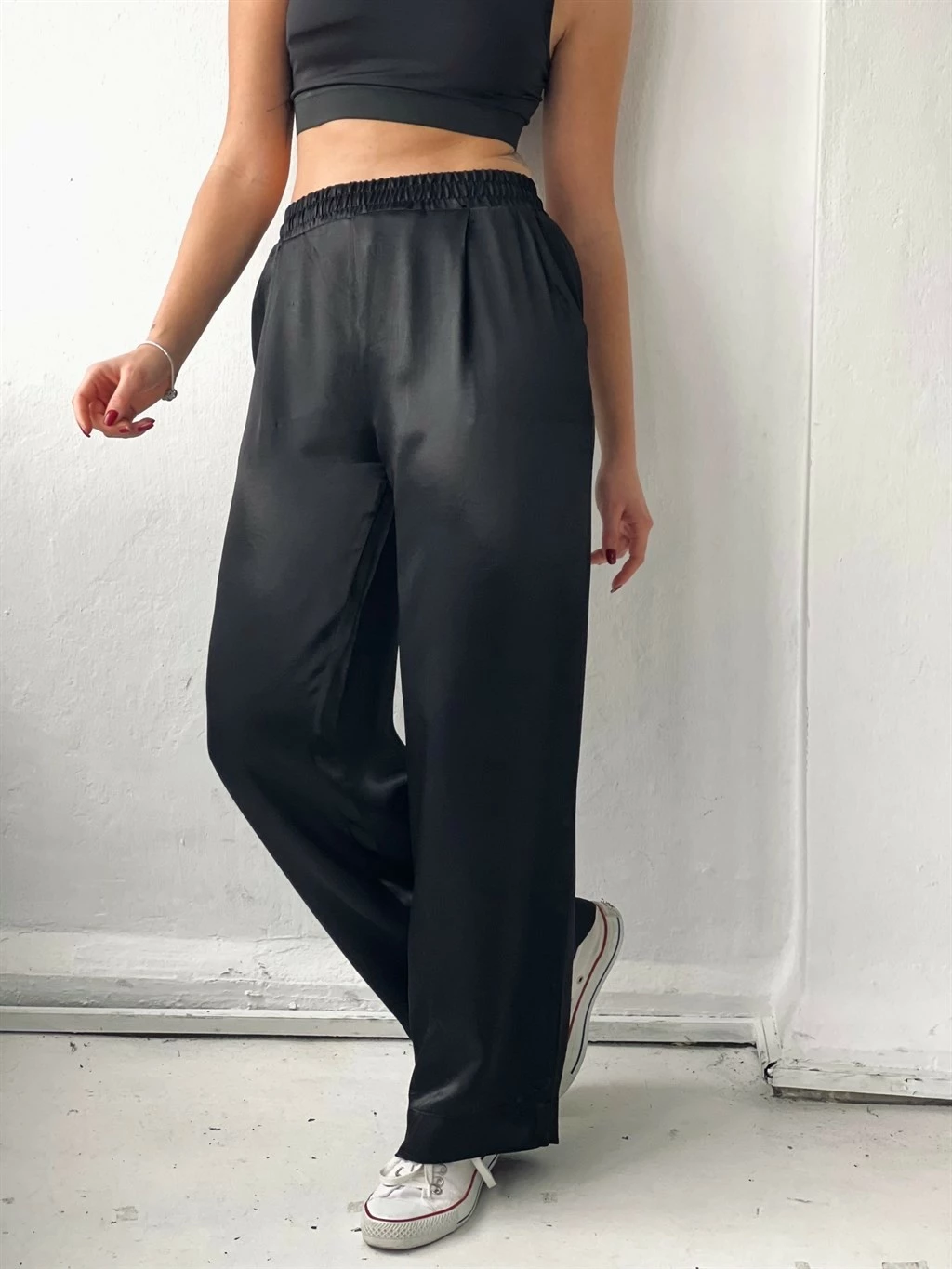 Pantallona për femra Retrobird, të kuqe