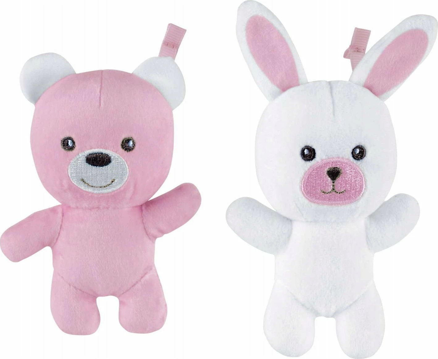 Karusel muzikor për krevat Chicco First Dreams Rainbow 3-in-1, 45 min melodi, 57 x 47 x 33 cm, CHICZ-0933, rozë, set me 4 pelusha