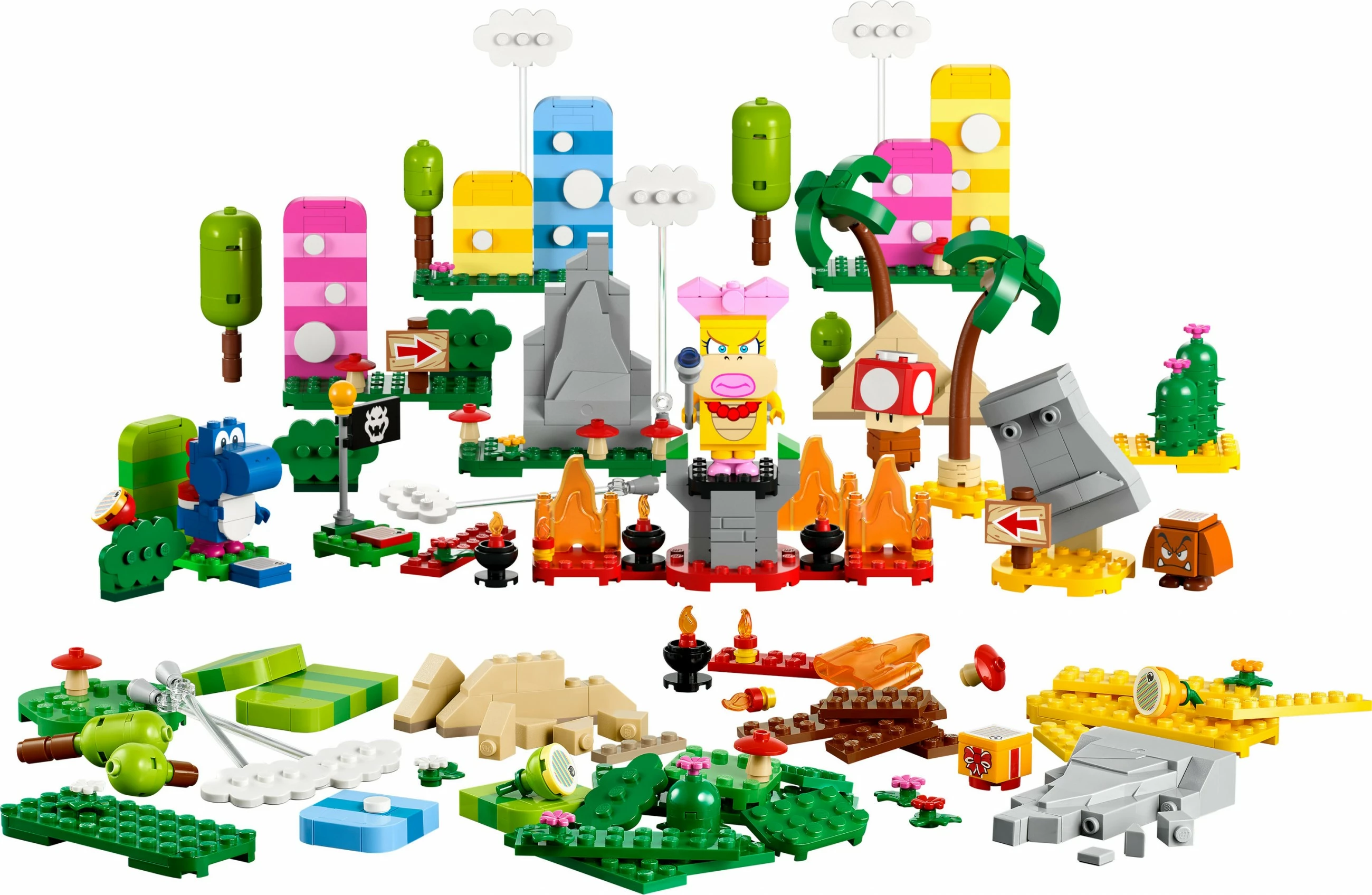 Set ndërtimi LEGO Super Mario Creativity Toolbox, 588 pjesë, shumëngjyrësh