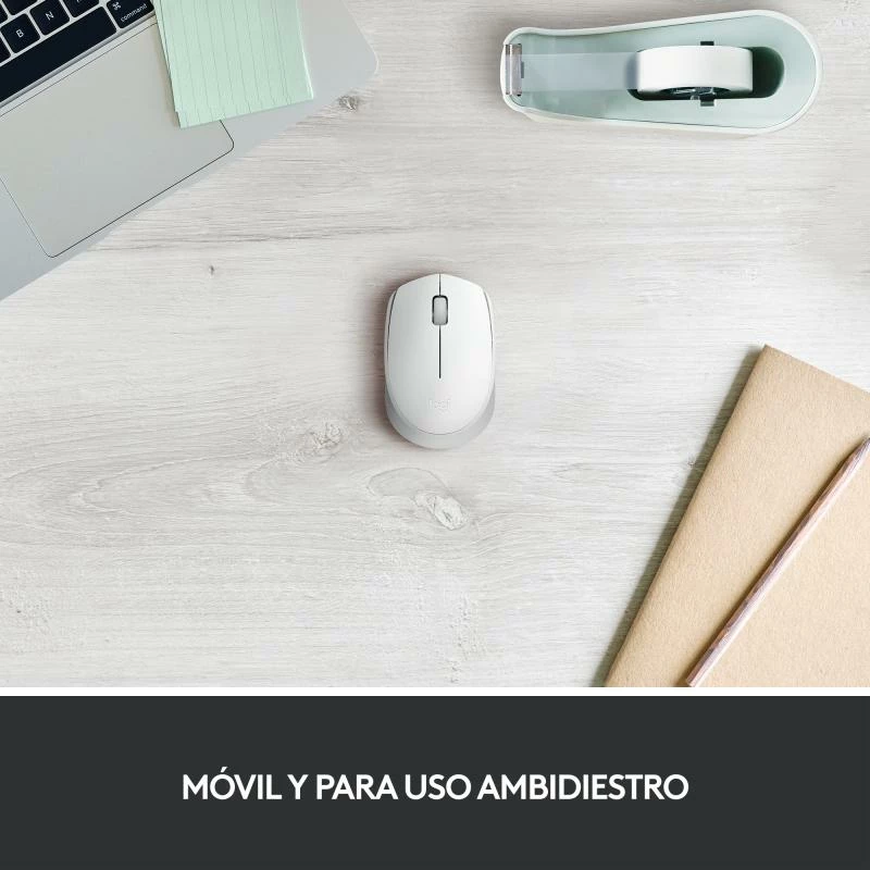 Maus Logitech M171 wireless, kompatibil me Chrome OS, 110 x 70 x 40 mm, e bardhë