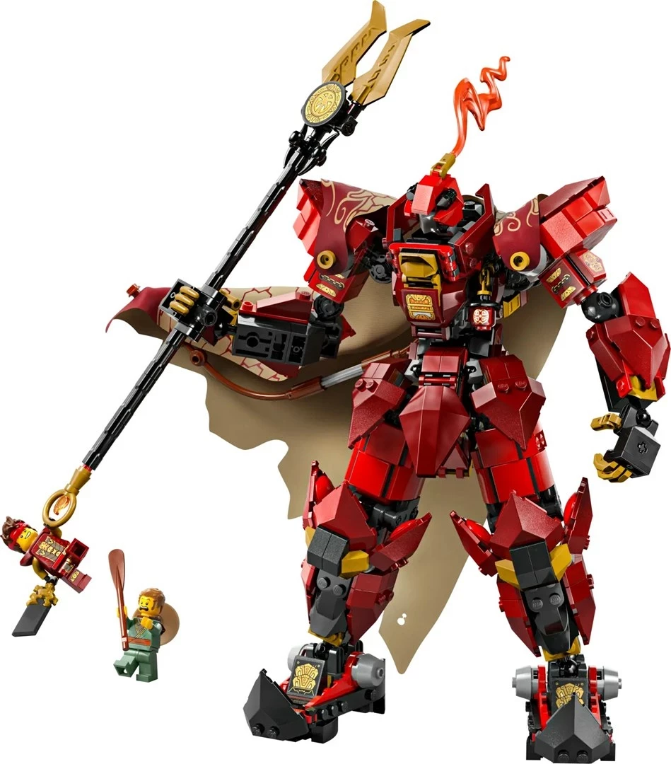 Set LEGO NINJAGO The Fire Knight Mech 71846 me 2 minifigura