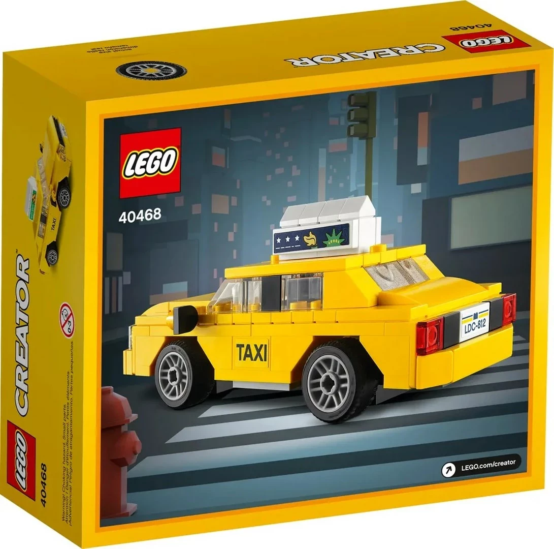 Set LEGO Creator 40468, Taksi Verdhë