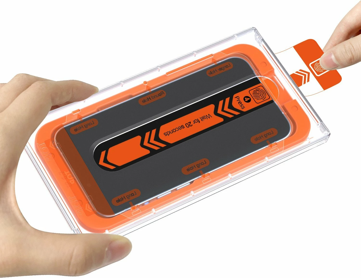 Xham i kalitur mbrojtës ekrani Mobile Origin iPhone 12 / 12 Pro 9H, 2 copë