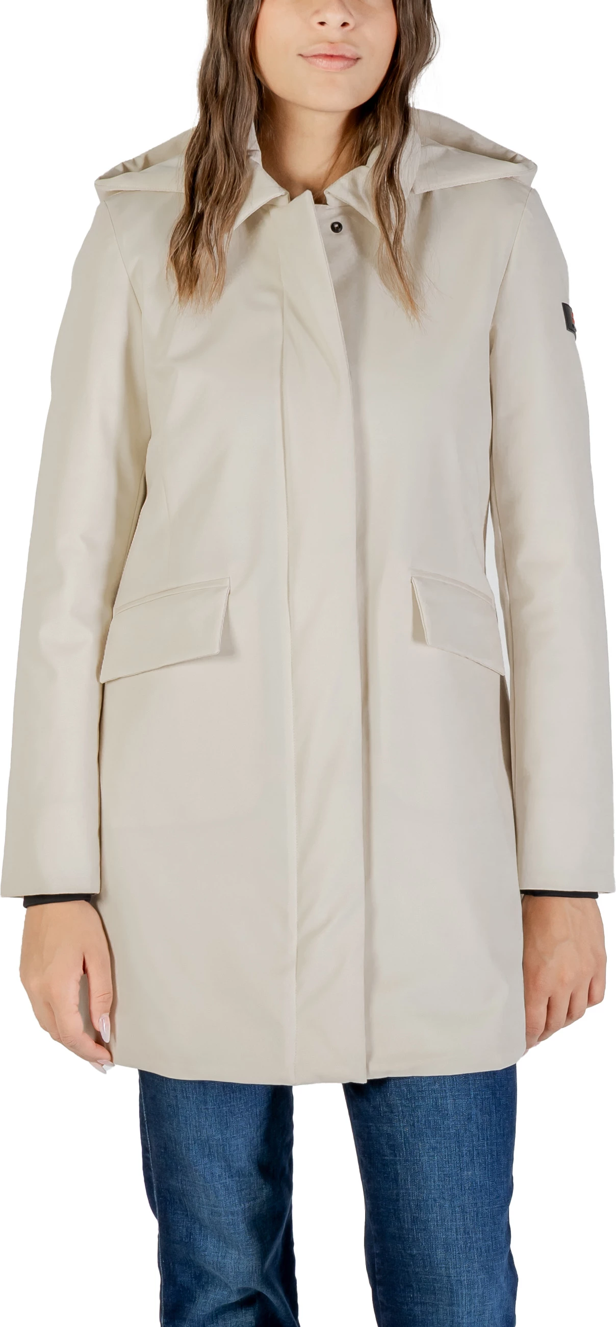 Pallto trench Peuterey Telia TA 02 PED542201181892, për femra, ngjyrë krem