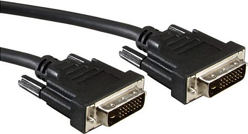 Kabllo monitori VALUE DVI-D Dual Link (24+1), 1 m, M/M, e zezë