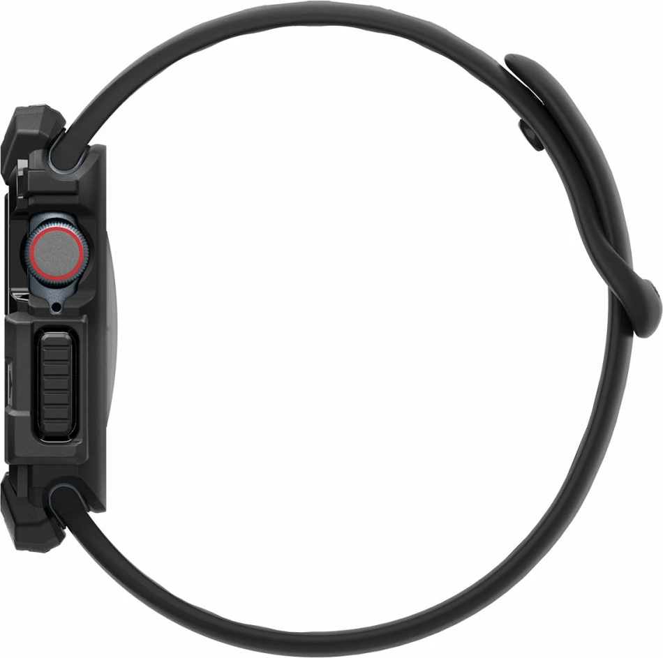 Mbështjellës Spigen Rugged Armor për Apple Watch 10, 42mm, i zi