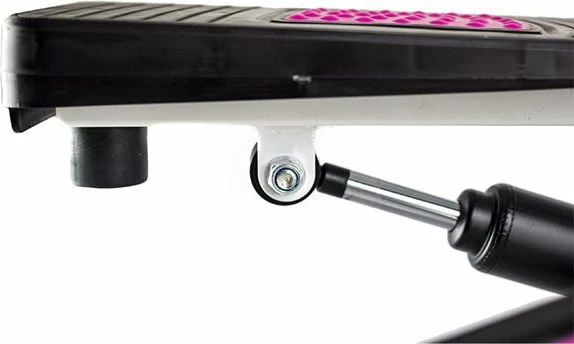 Stepper HMS S3033 torsional me kabllo, LCD, rezistencë e rregullueshme, max 100 kg, rozë