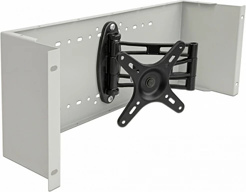 Krah montues për monitor DeLOCK 19", VESA 50x50/75x75/100x100, 10 kg, gri