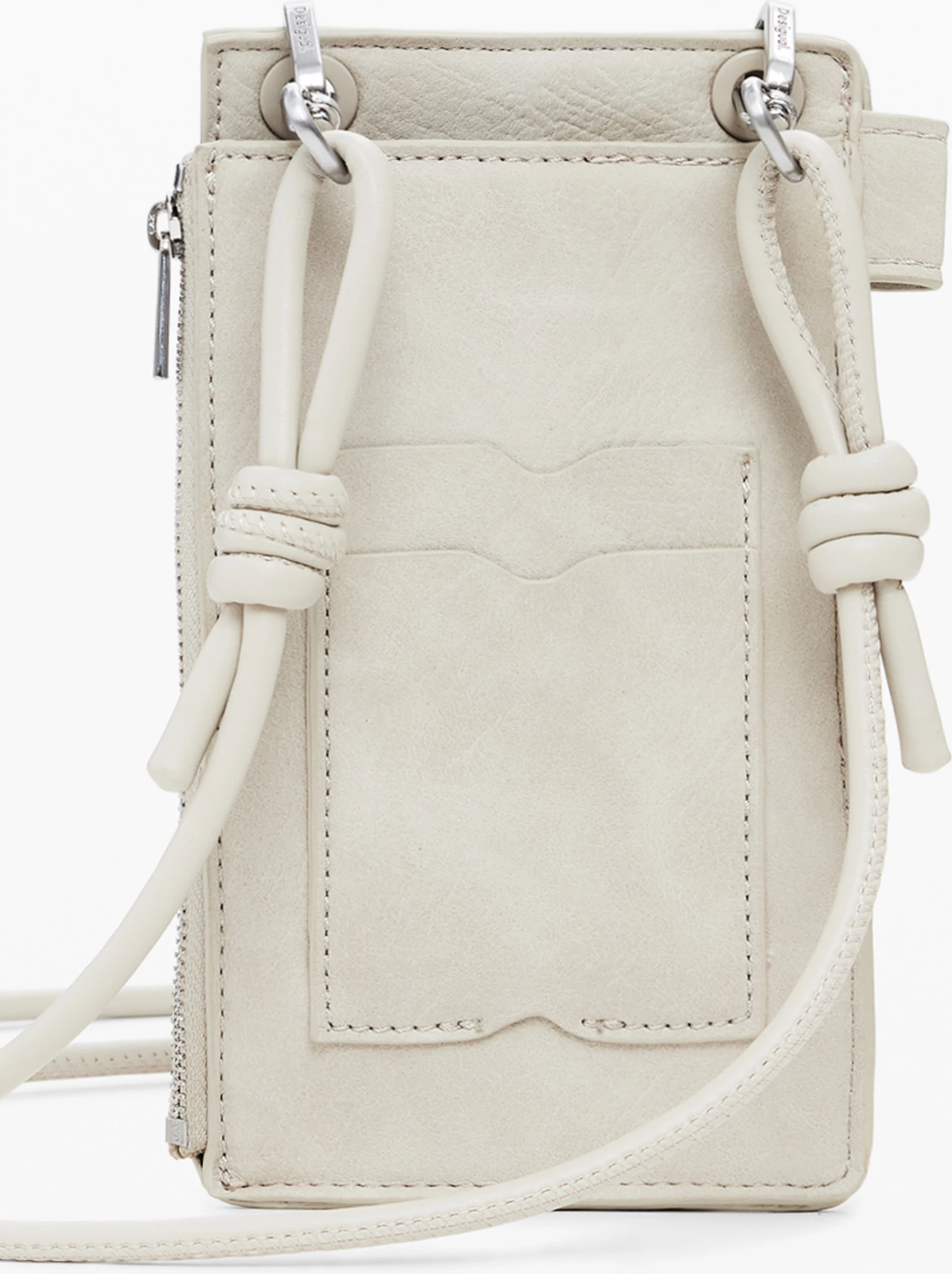 Portofol për femra DESIGUAL Half Logo Milton, beige