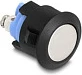 Switch me buton DeLOCK 16mm, 2P, 3A 250V, IP65, inox