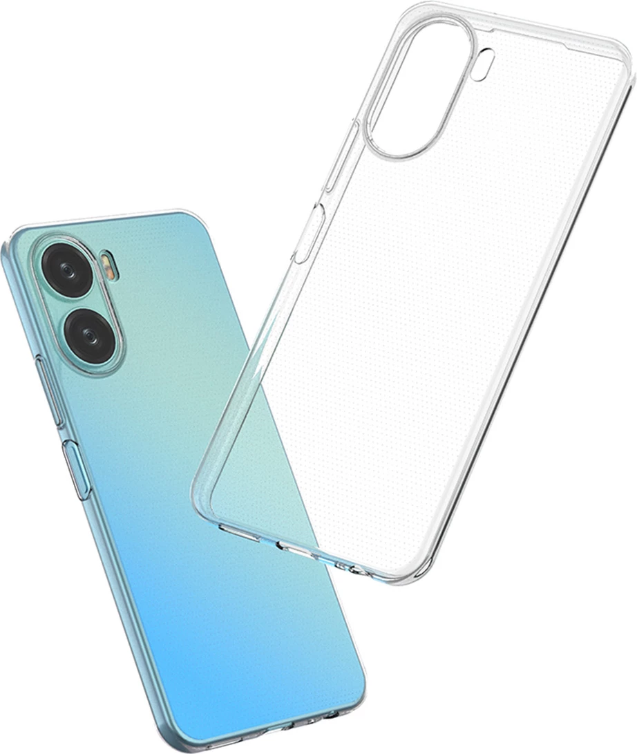 Mbështjellës Hurtel Ultra Clear 0.5mm për Vivo Y16 / Vivo Y02s, Transparent