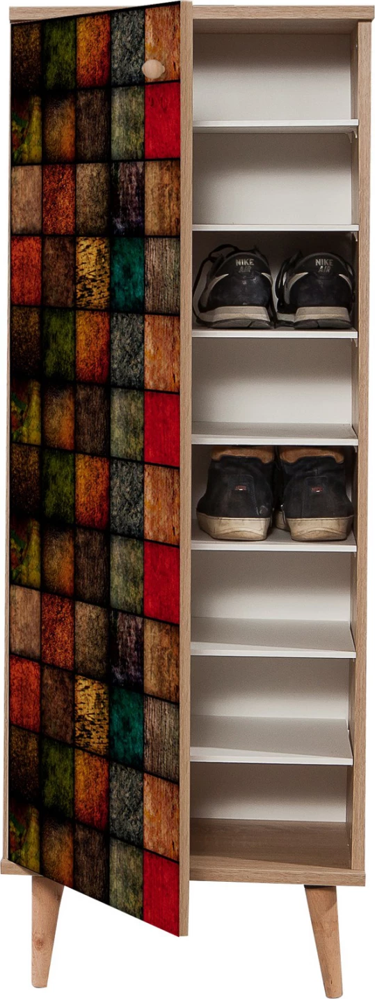 Organizues këpucësh melamine, ngjyrë sonama, FH8954.01, 50x38x135 cm