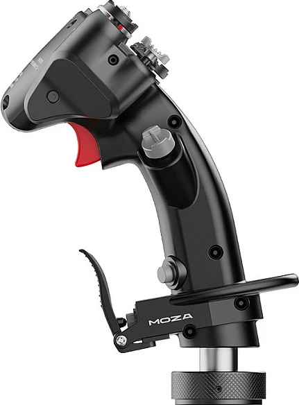 Grip joystick fluturimi Moza Racing MH16, metal, shumë butona, i zi