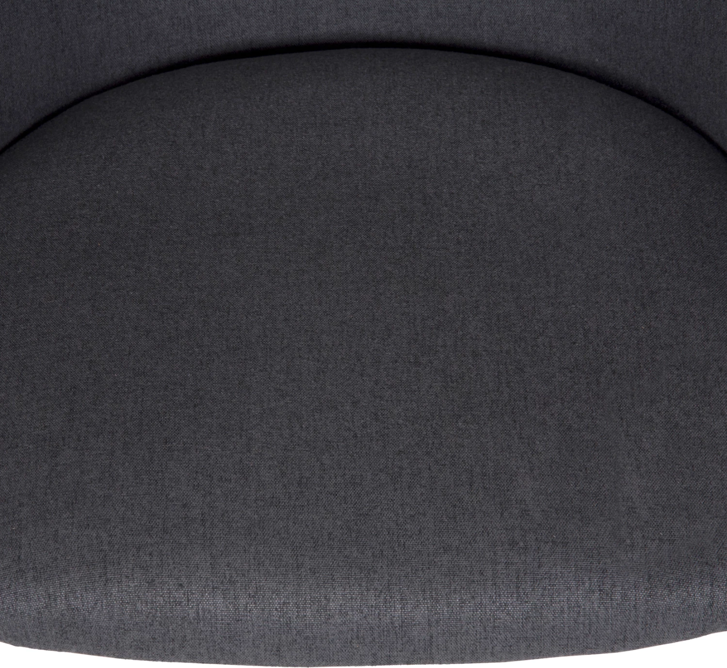 Karrige ngrënieje ISIAH FH9615.01, pëlhurë gri, këmbë metalike të zeza, 56x56x76H cm., set prej 2 copë