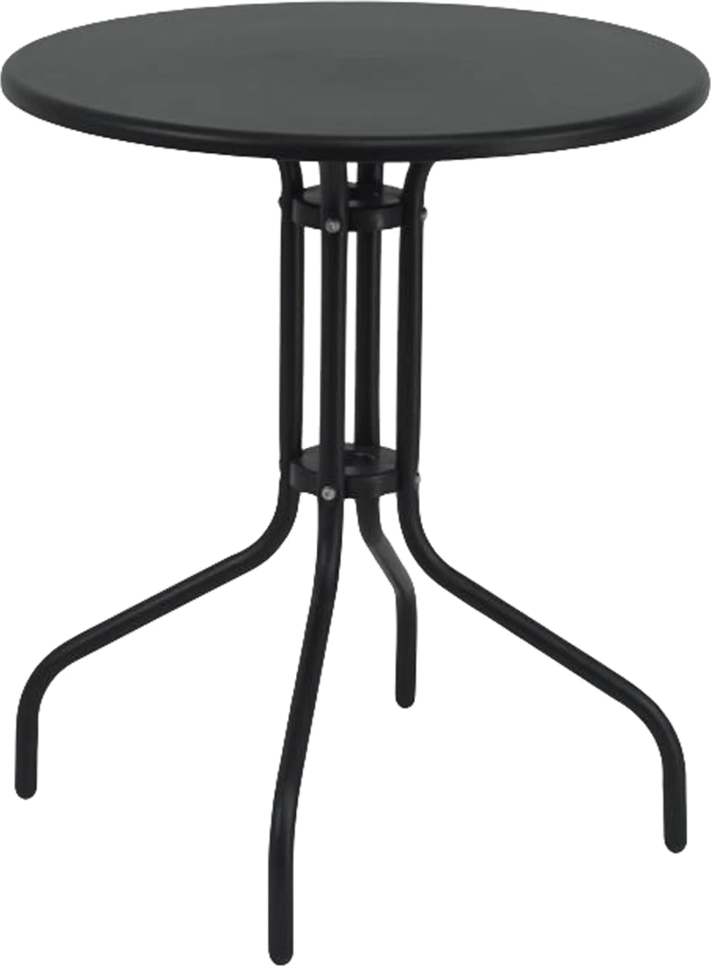 Tavolinë e rrumbullakët për jashtë, ngjyrë e zezë, FH5973.03, Φ60x70H cm