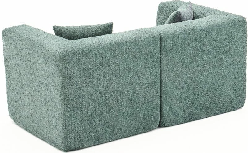 Divan dy vendësh, ngjyrë e gjelbër, Atelier del Sofa, Raks
