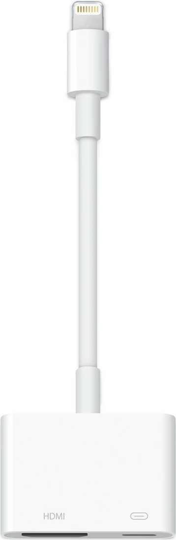 Adapter Apple MW2P3ZM/A Lightning në HDMI me portë Lightning, i bardhë