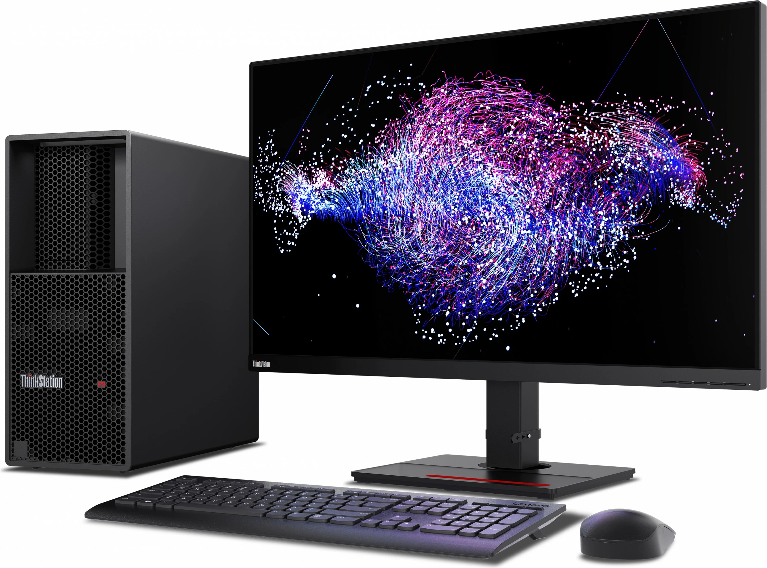 Kompjuter Lenovo ThinkStation P3 TW G2, i5-14600K, Windows 11 Pro, kasë e zezë