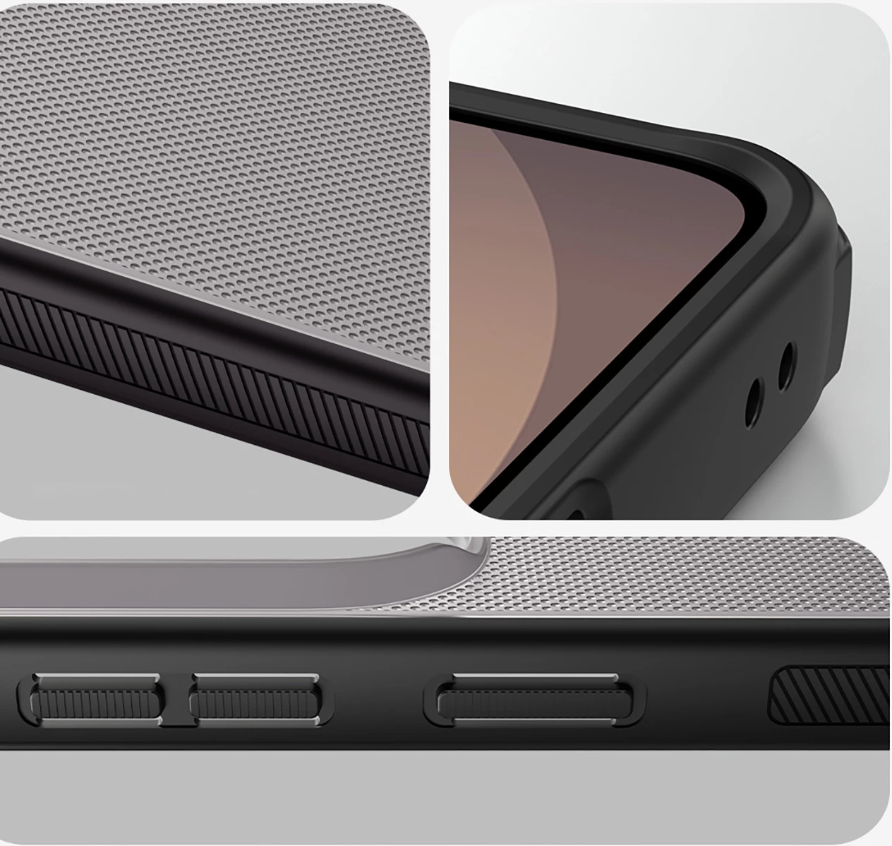 Mbështjellës Nillkin Super Frosted Shield Pro për Samsung Galaxy S26, TPU+PC, teksturë mat, e zezë transparente