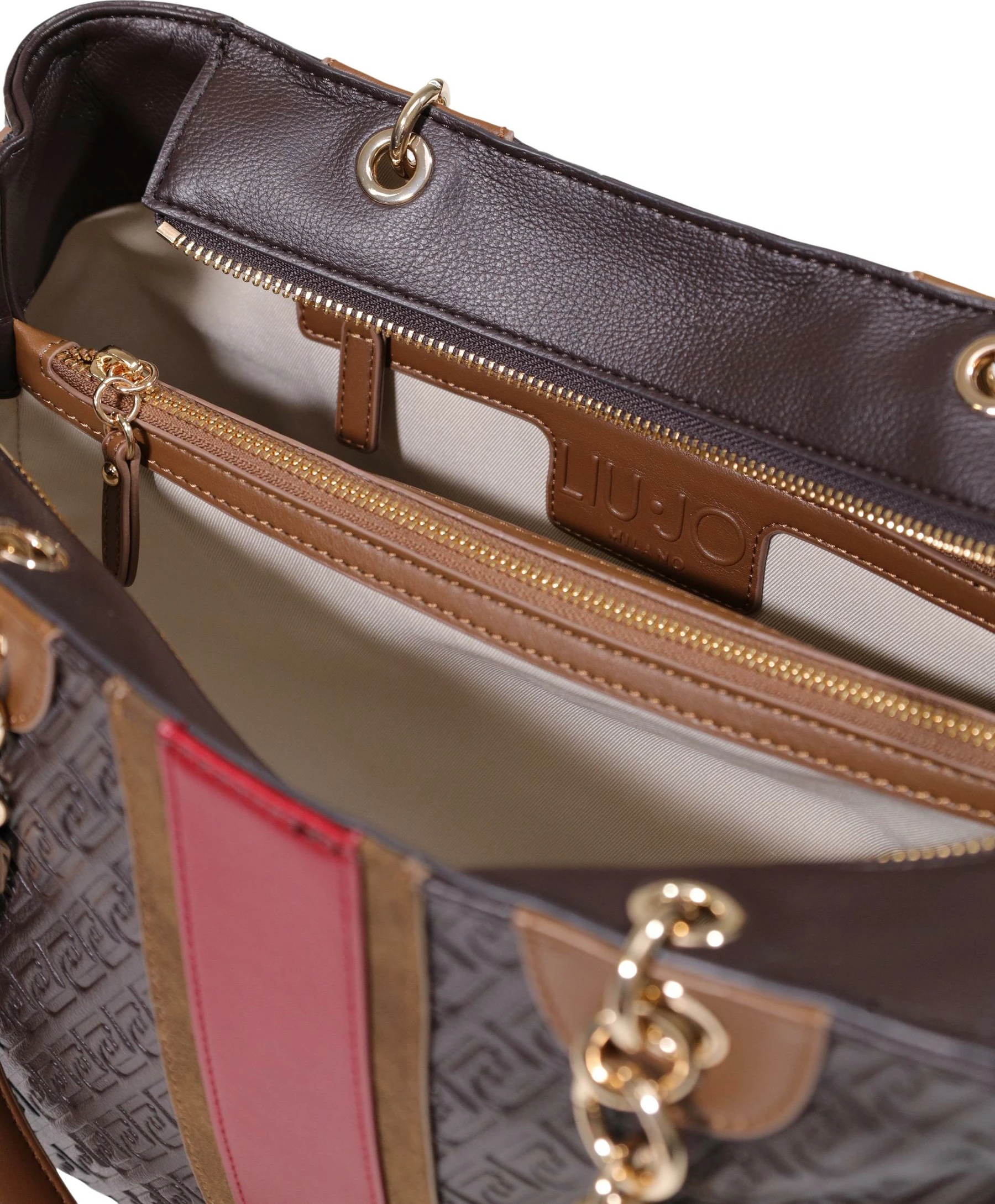 Çantë shopper për femra Liu Jo AF6104 E1141, kafe e errët