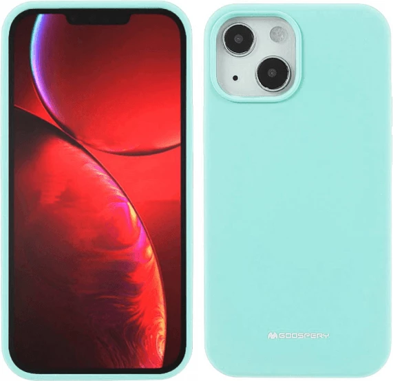 Mbështjellës silikoni Goospery Soft Feeling për iPhone 15 Plus (MPN 18183), mint