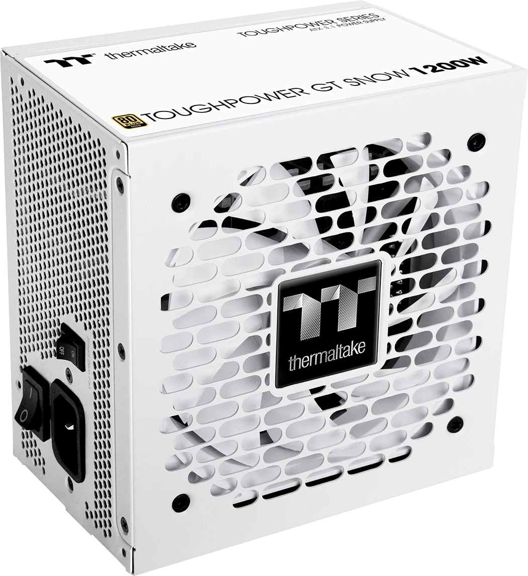 Furnizues energjie Thermaltake Toughpower GT Snow 1200W, ATX 3.1, 80 Plus Gold, i bardhë
