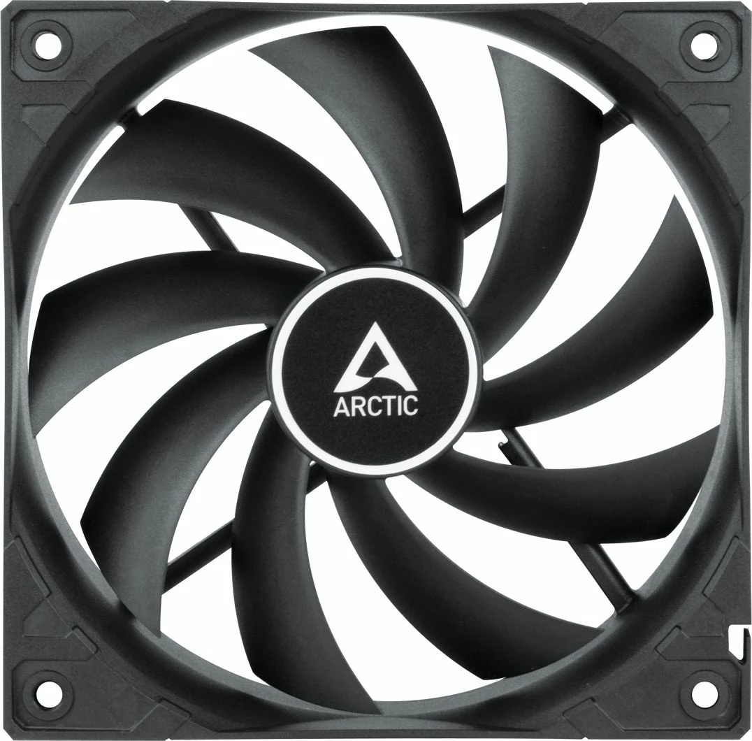 Ventilator kasë Arctic F12 PWM PST ACFAN00200A 120mm 4-pin PWM, i zi, 1 copë