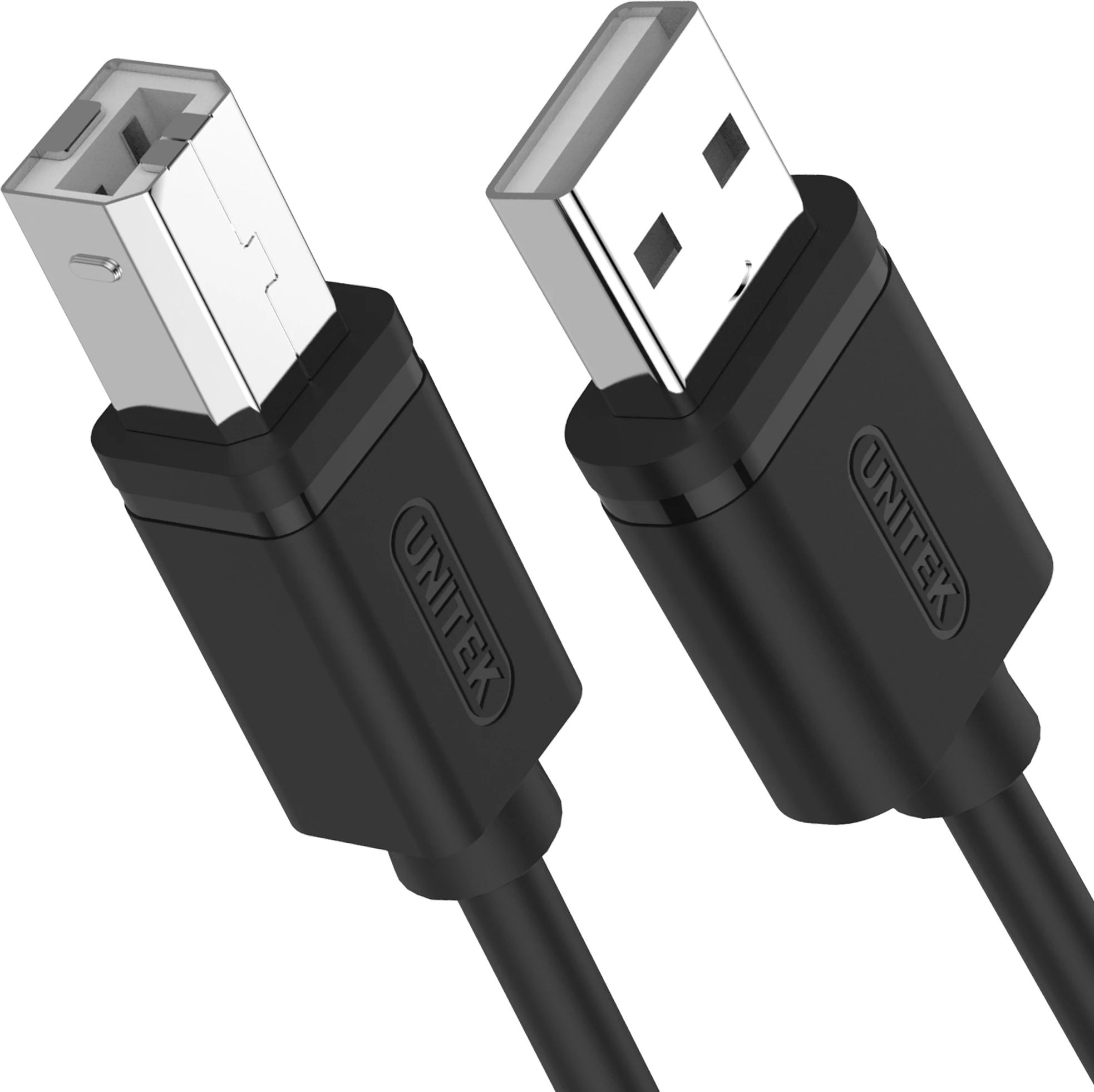 Kabllo USB Unitek Y-C420GBK USB-A në USB-B, 3 m, USB 2.0, e zezë