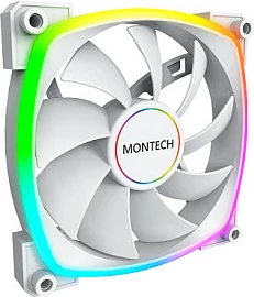 Ventilator kasë Montech AX140 PWM, 140mm, RGB, i bardhë