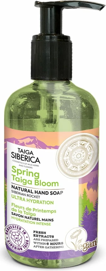 Sapun për duar për femra Natura Siberica Taiga Siberica Spring Taiga Bloom, 300ml