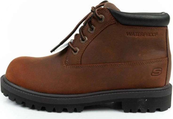 Këpucë për meshkuj Skechers, kafe