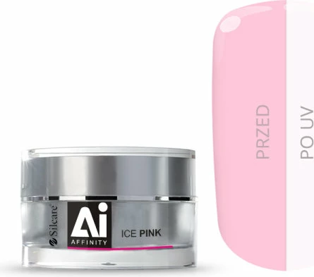 Xhel ndërtues për thonj Silcare Affinity Ice Pink 15g