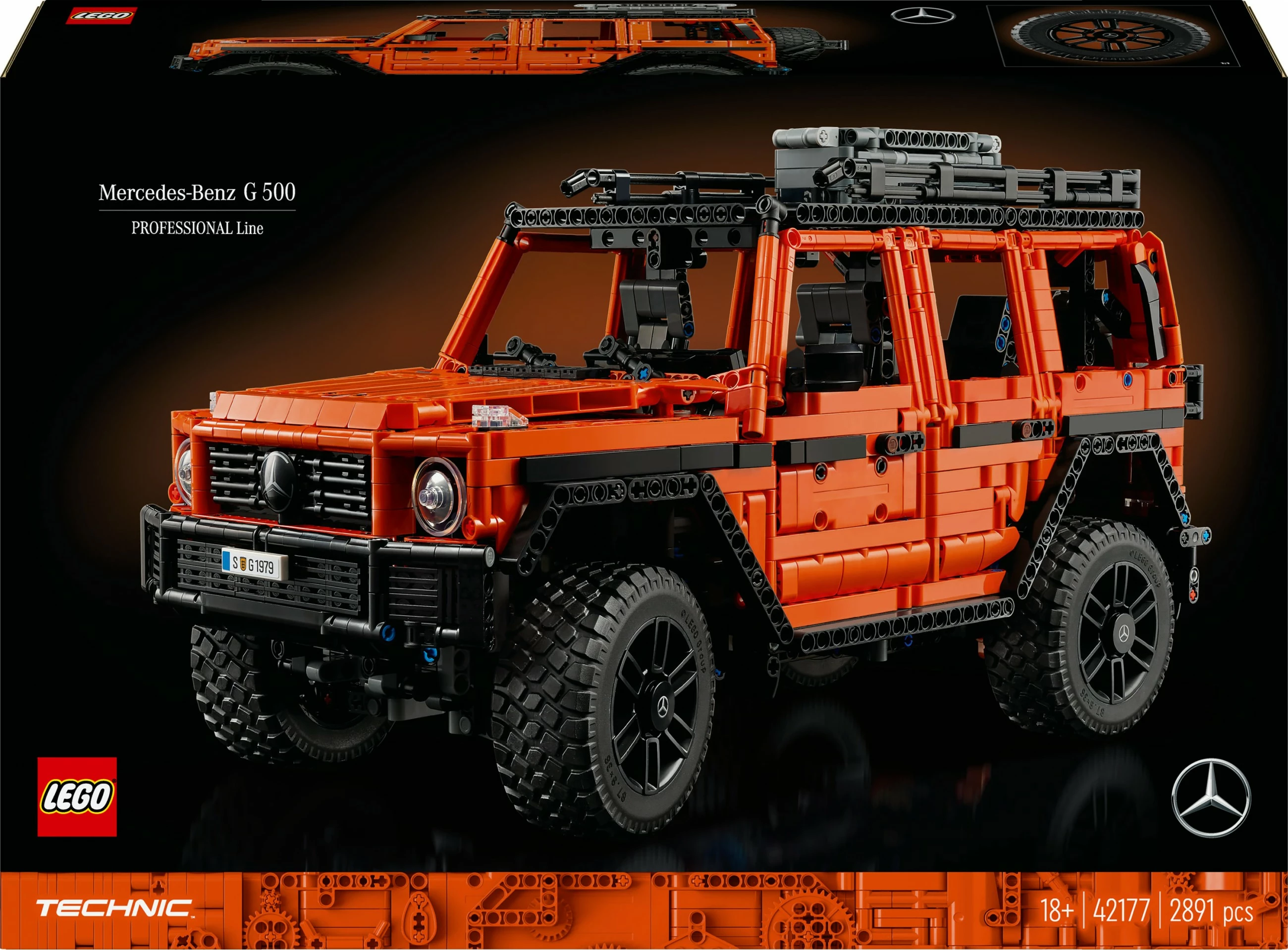 Set ndërtimi LEGO Mercedes-Benz G 500, 2891 pjesë, shumëngjyrëshe