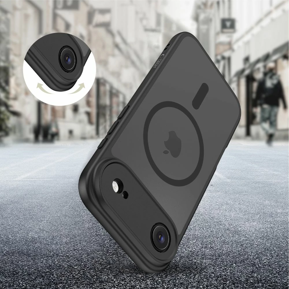 Mbështjellës MagSafe Tech-Protect BasicMag për iPhone 17 Air, i zi mat, 1 copë