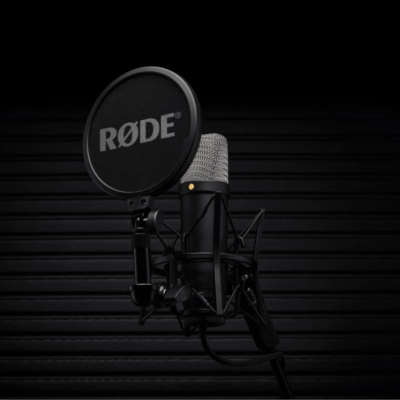 mikrofon kondensator, RØDE, NT1 Gen 5 NT1GEN5B, lidhje USB‑C/XLR, e zezë