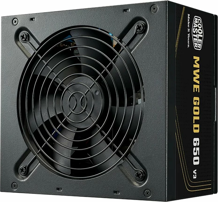 Furnizues rryme për PC Cooler Master MWE Gold V3 650W ATX 3.1, 80 Plus Gold, Non-Modular (MPE-6502-ACAAG-3BEU)