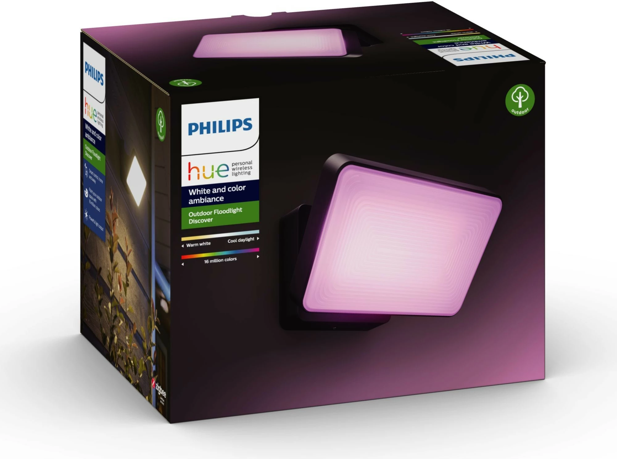 Dritë muri Philips Hue Discover, LED, e zezë