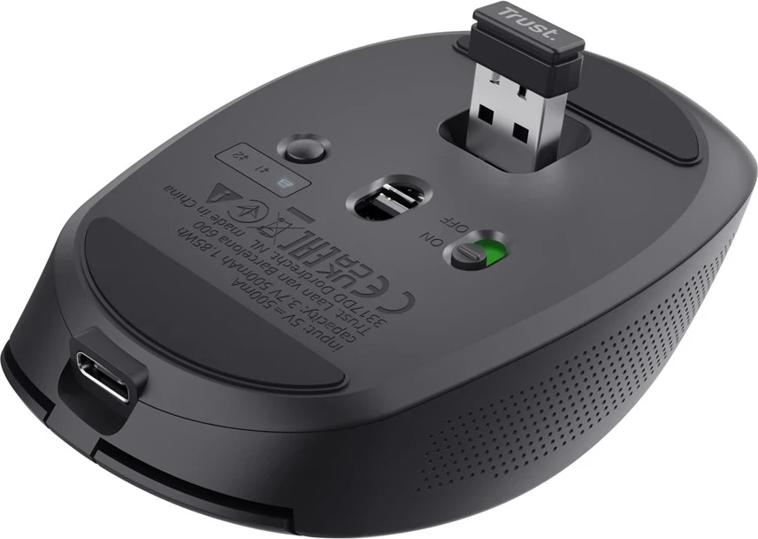 Maus Trust Ozaa, RF Wireless + Bluetooth, 3200 DPI, i zi