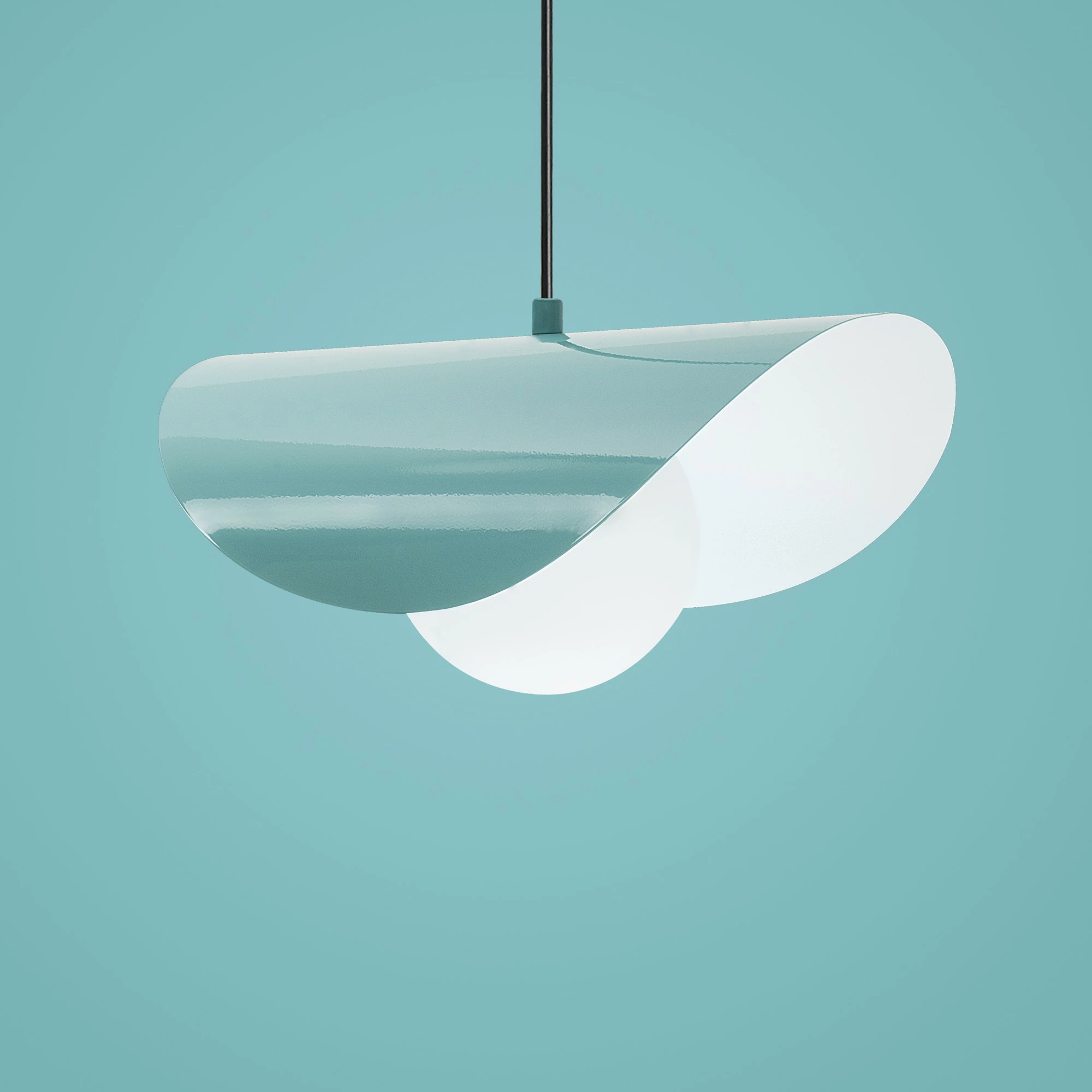 Llambë tavani Opviq, Vatoz - Nus - 2866, ngjyrë turquoise