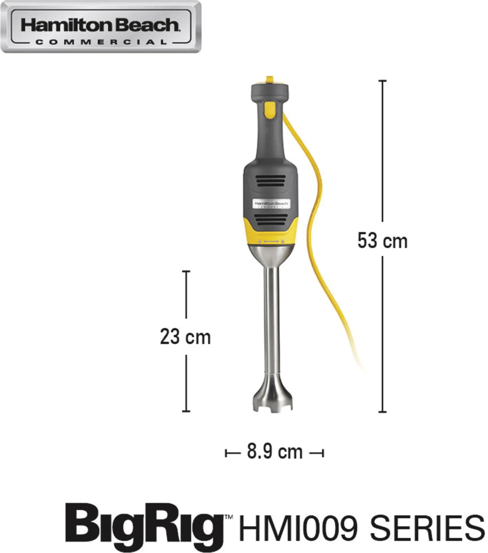 Blender dore, Hamilton Beach Commercial, BigRig HMI009-CE, 230 mm, inox, gri