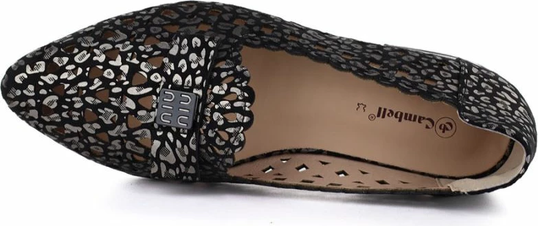 Këpucë të ulëta femra Cambell 35307, të zeza