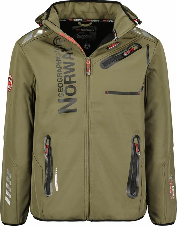 Jakne softshell për meshkuj Geographical Norway, kaki [Madhësia: L]