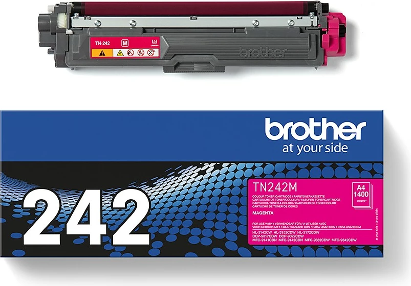Toner Brother TN-242M, 1400 faqe, Magenta, 1 copë