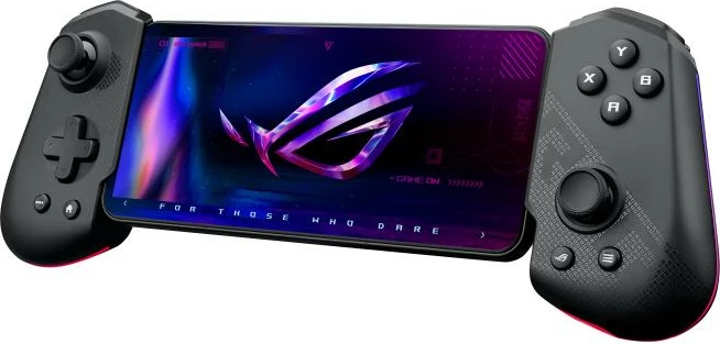 Kontroller mobil Android, Asus ROG Tessen 90GC01D0-BGP000, USB-C 500 Hz, 18W pass-through, palosës me pedale programabile