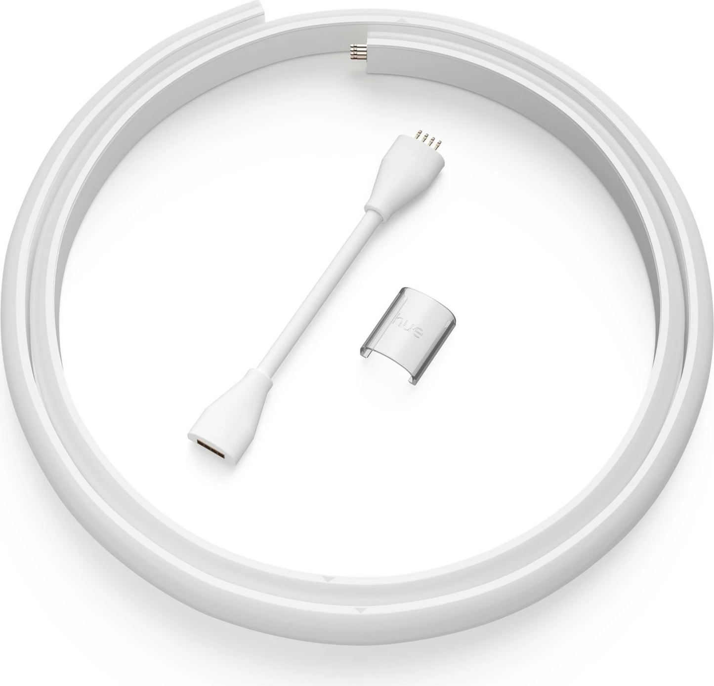 Dritë LED Philips Hue White and Colour Ambience Gradient Lightstrip Extension 1 Metër, Bluetooth/Zigbee, Bardhë