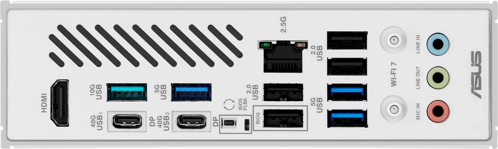Pllakë amë ASUS X870 MAX GAMING WIFI7 W, Socket AM5, ATX, e bardhë