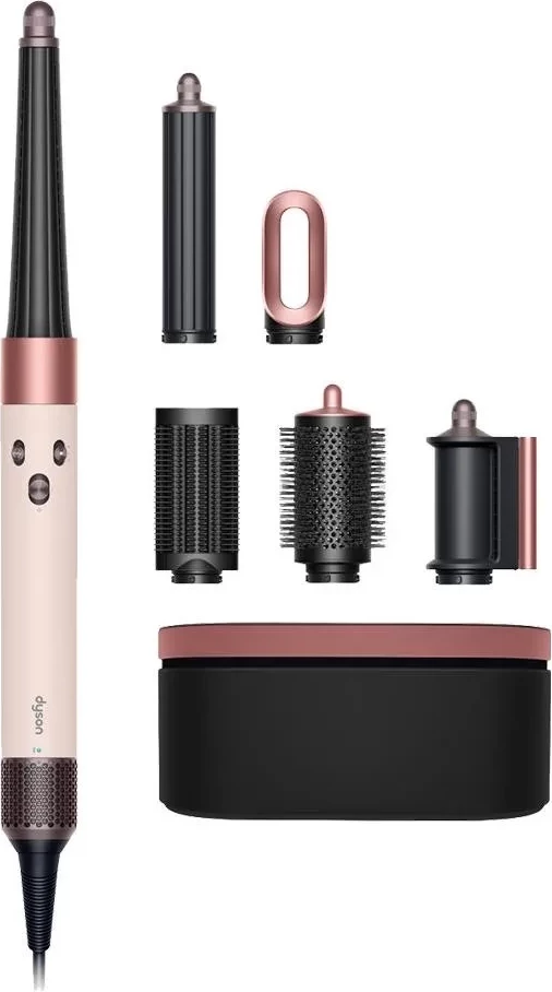 Multistyler flokësh Dyson Airwrap i.d. Straight+Wavy, 1300W, 6 aksesorë, rozë