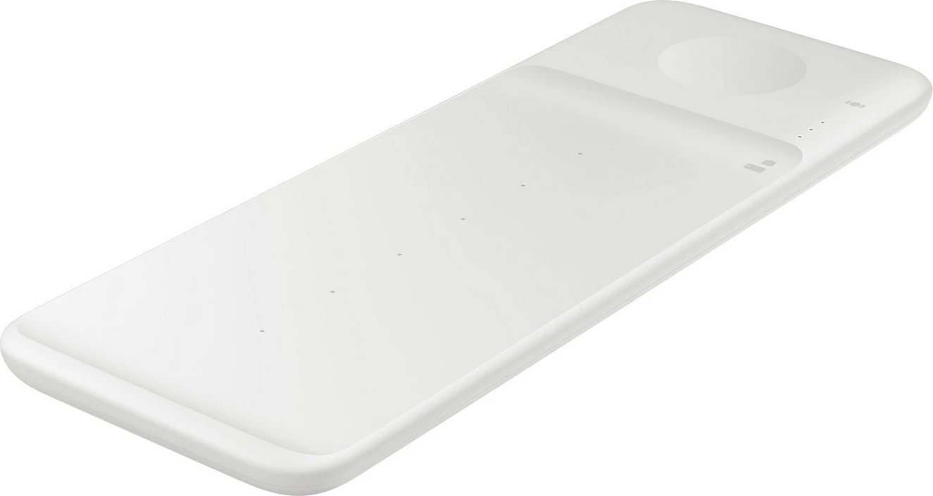 Karikues wireless Samsung Trio, USB, i bardhë