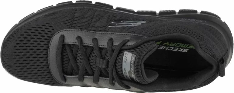 Atlete Skechers për meshkuj, të zeza